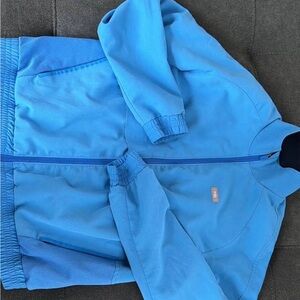 Figs Women's Vibrant Blue Scrub Jacket